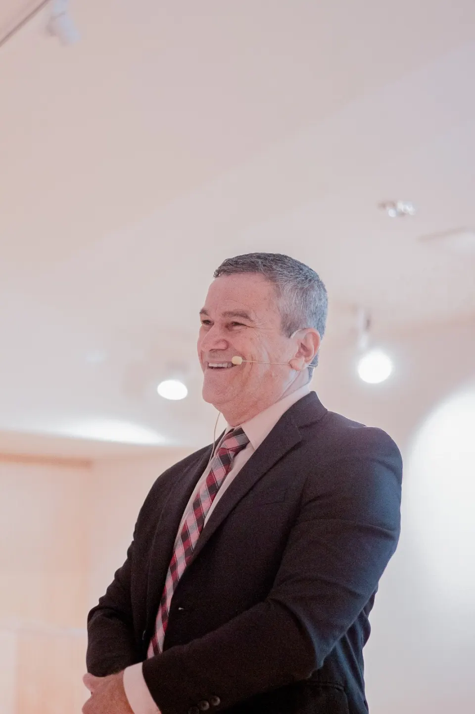 Professor Flávio Cesário em um dos eventos